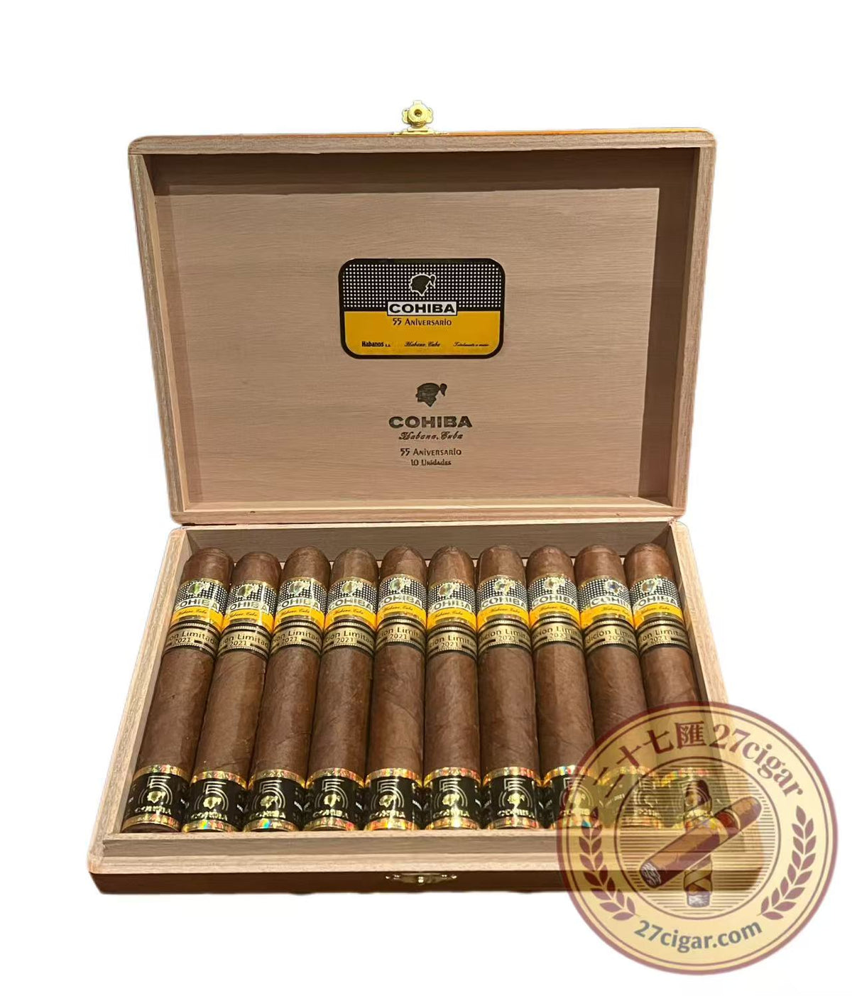 55 Aniversario Edicion Limitada 2021 | Box 10 | Cohiba Cigars