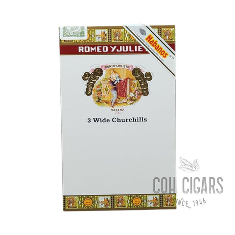 Wide Churchills A/T | Box 3 | Romeo Y Julieta Cigars