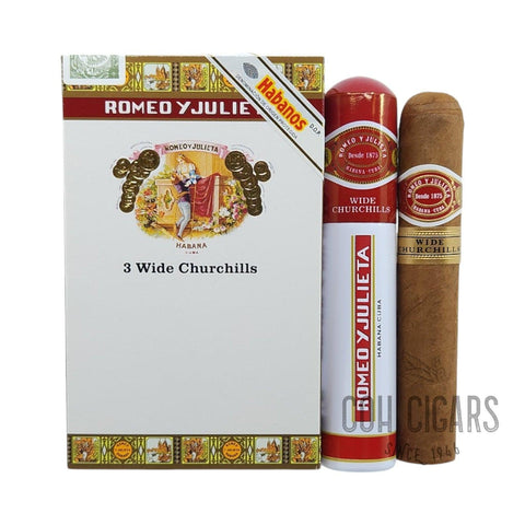 Wide Churchills A/T | Box 3 | Romeo Y Julieta Cigars