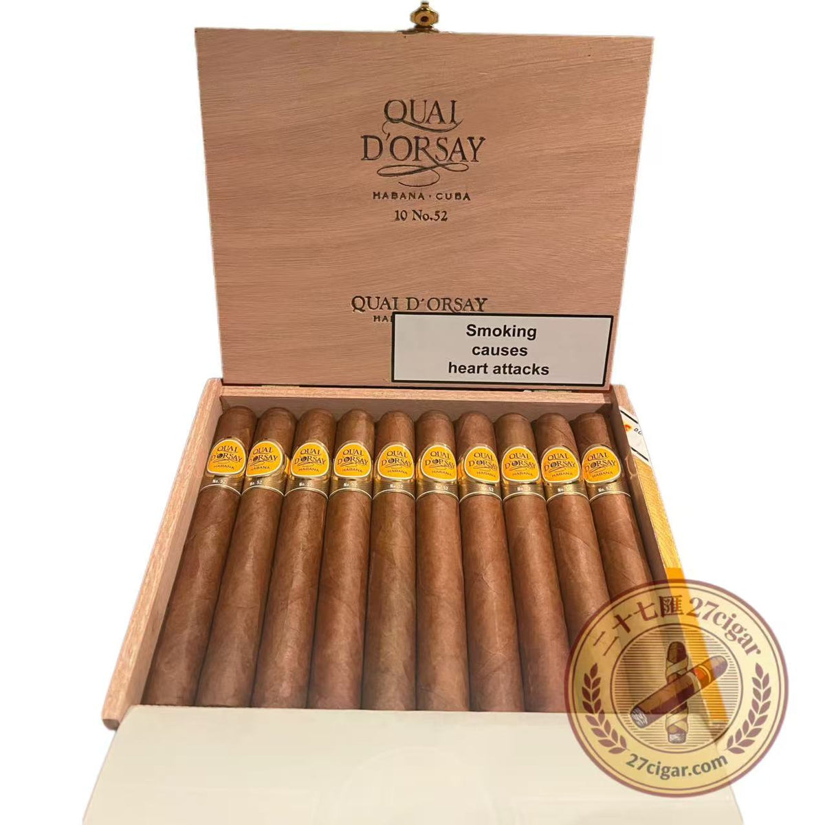 No.52 | Box 10 | Quai D'Orsay Cigars