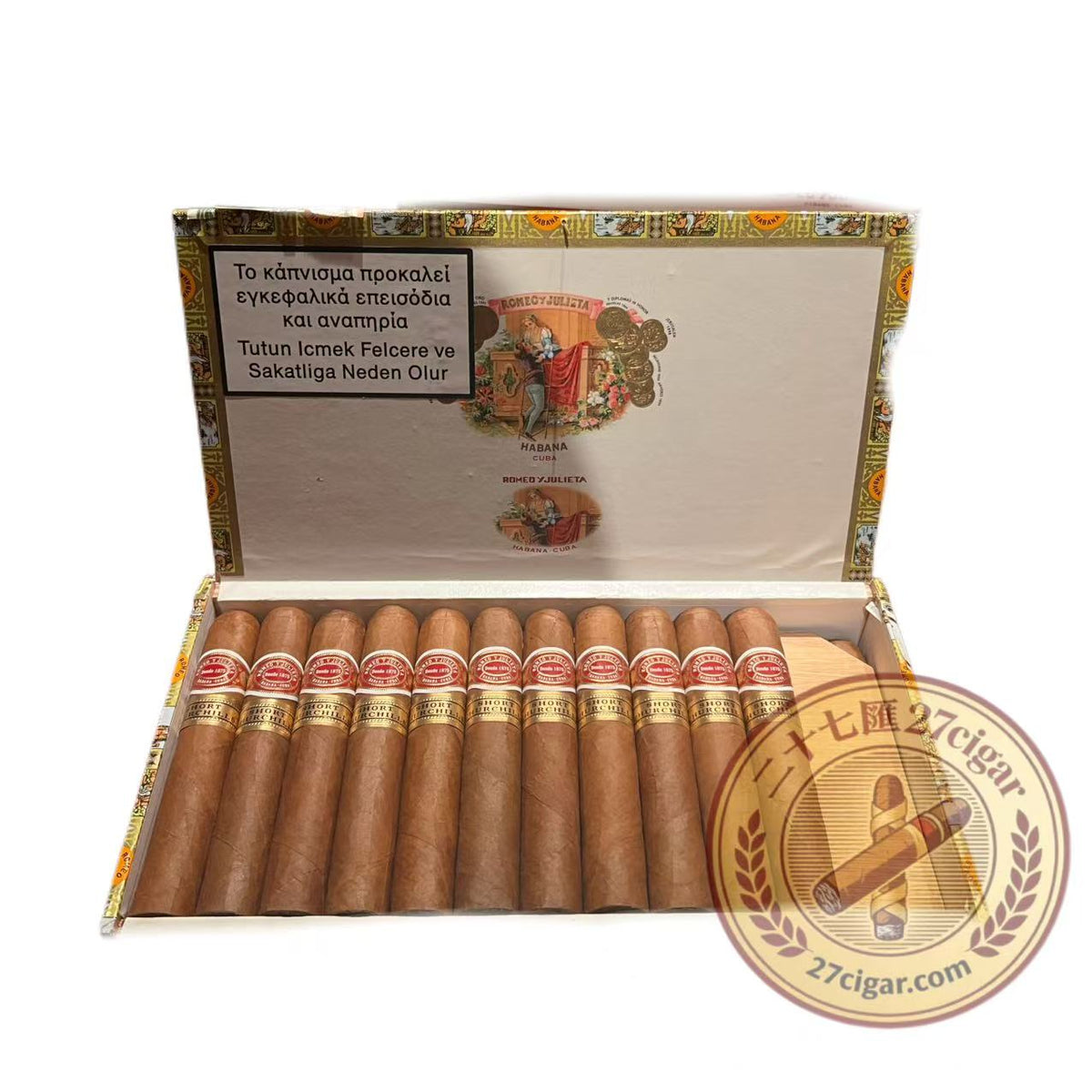 Short Churchills | Box 25 | Romeo Y Julieta Cigars