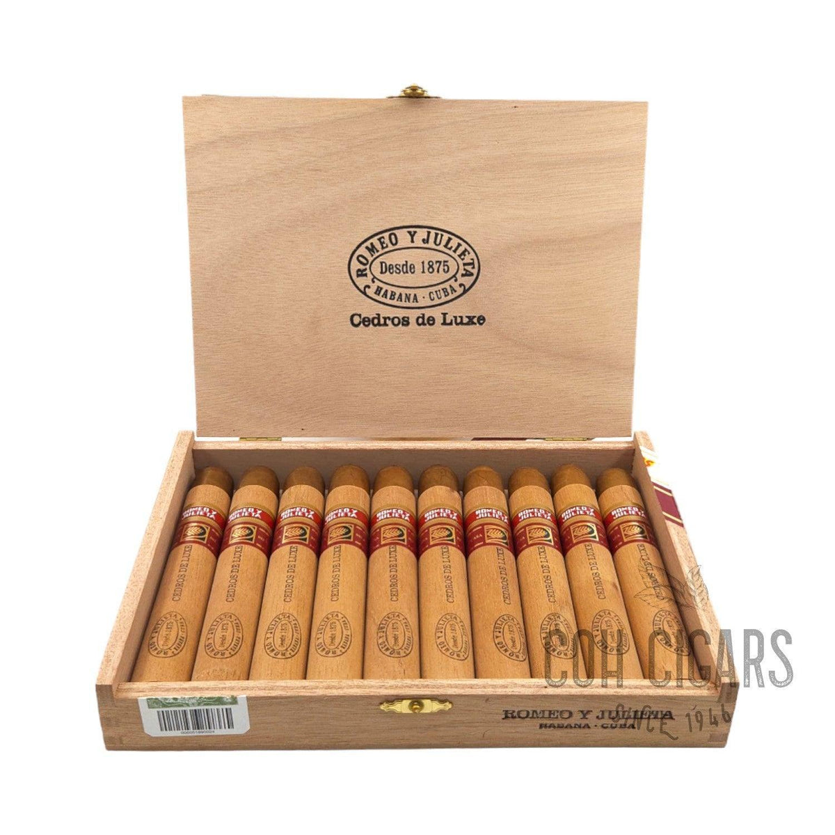 Cedros de Luxe LCDH | Box 10 | Romeo Y Julieta Cigars