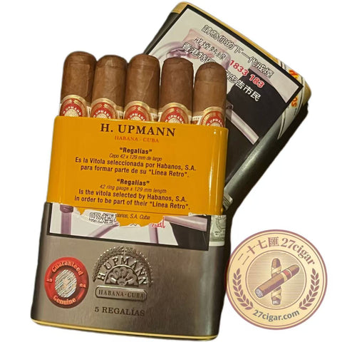 Regalias | Box 5 | H.Upmann Cigars