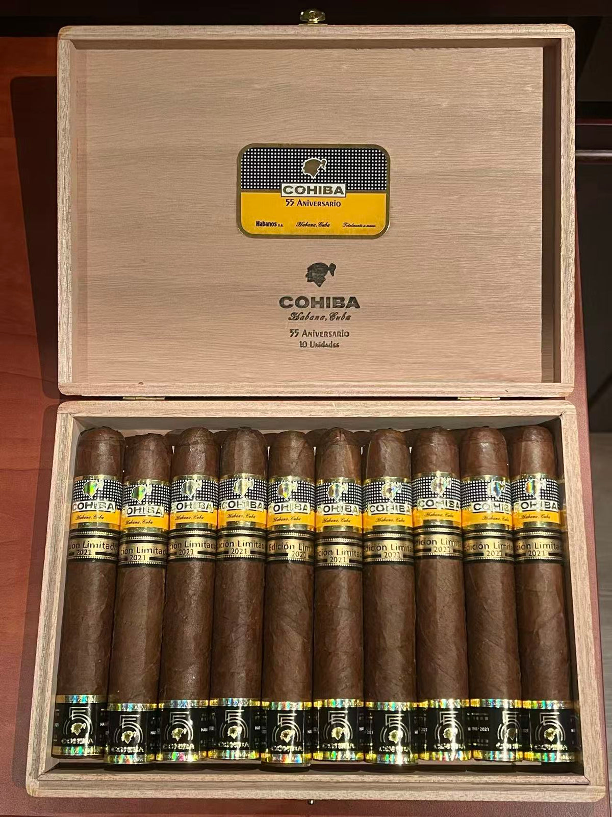 55 Aniversario Edicion Limitada 2021 | Box 10 | Cohiba Cigars
